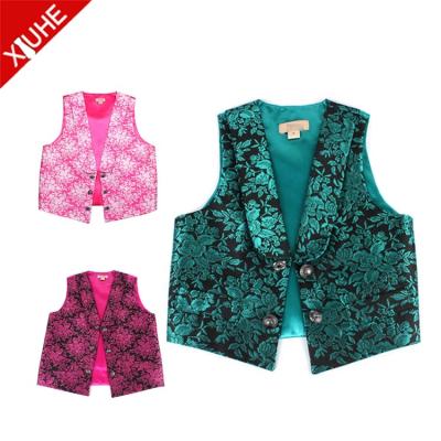 China Latest Sustainable Design Fashion Polyester Cotton Boy Baby Vest Fancy Vest for sale