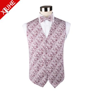 China Custom Made Plus Size Mens Flower Pattern Vest Mens Novelty Design Cotton Vest for sale