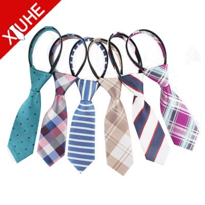 China Hot Selling Stripe Woven Fashion Jacquard Plaid Zipper Tie Tie Style Zipper New for sale