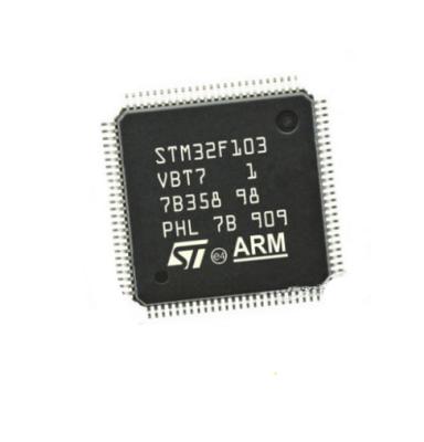 China Industrial standard STM32F103VBT7 QFP-100 STM32F103 spot supporting a variety electronic components integrated circuit for sale