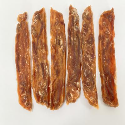 China Duck Meat Jerky 100% Dog Food OEM Pet Food Private Label Duck Meat Fillet Dog Treats 100% Viable Natural Original Pet Snacks for sale