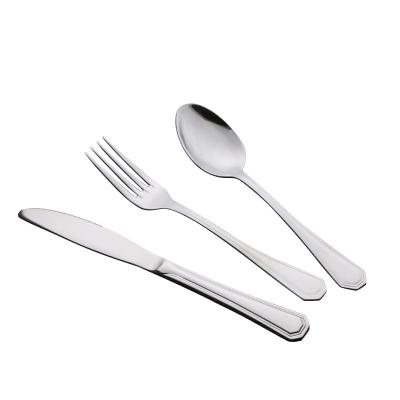 China Stocked set of juego de cubiertos Faqueiros Talheres 24pcs de menageres d'Inox cutlery Brazil home silver tableware for sale