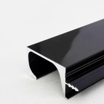 China Modern Lean Pipe T-Slot Lean Pipe Black Anodized Aluminum Profiles for sale