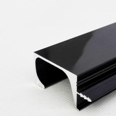 China Modern extrusion black anodized aluminum profiles of 4 inch sections for sale