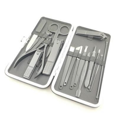 China Nail Clipping Professional 17pcs Manicures Accessories Nail Tools Manicure Pedicure Set for sale