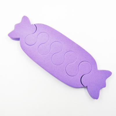 China toe & Soft Finger Candy Shape Sponge Toe Separator Foam Toe Separator Toenail Tools for sale