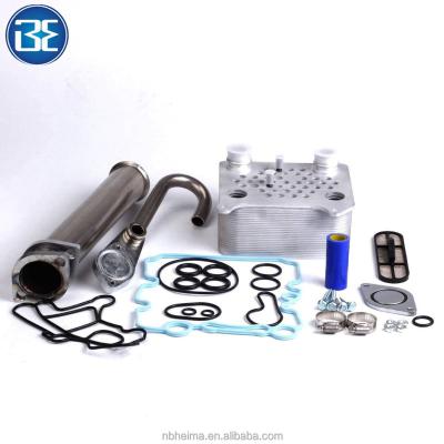 China Stainless Steel Fit 6.0L F-250 F-350 Turbo Diesel EGR Delete Kit And Engine Oil Cooler Kit for sale