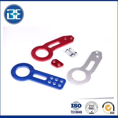 China KONKORD Billet Aluminum Front Rear Truck Tow Hook Kit CNC JDM Anodized Red for sale