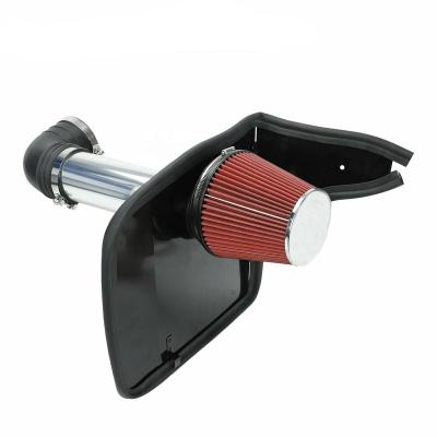 China 2010-2015 HIGH QUALITY FIT CAMARO SS 6.2L V8 4 INCH COLD AIR INTAKE KITS WITH SHIELD FILTER performance size for sale