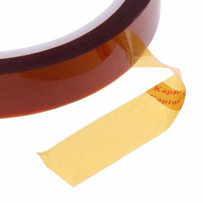 China 3M Certified Doule Sided Polyimide Heat Resistant Tape with Silicone Adhesive for Masking for sale