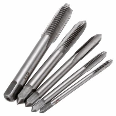 China 5Pcs Machine Tools HSS 3mm 4mm 5mm 6mm 8mm M3-M8 Metric Screw Thread Tap Screw Taps Set Kit Screw Thread Tap Drill for sale