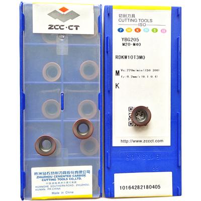 China ZCC.CT RDKW10T3MO YBG202/YBG205 Internal External CNC Carbide Turning Inserts Round Inserts R5 Milling Cutter For RDKW for sale