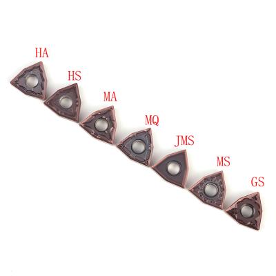 China WNMG080404 WNMG080408 MA MS MQ JMS HA LF6018 Lathe Tool Internal External Turning Inserts For Stainless Steel Inserts for sale