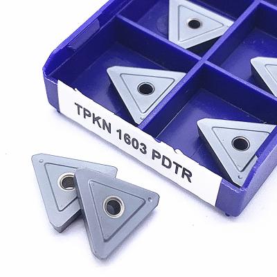 China Hign Wear Resistance TPKR 1603 PDTR LT30 TPKN1603 Carbide Insert CNC Blade Milling Cutter Inserts CNC Lathe Mill Cutter Turning Tool for sale