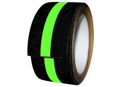 China High Visibility Glow In The Dark Non Slip Tape Black With Glowing Strips for sale