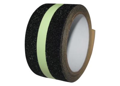 China Economic Black Glow In The Dark Tape For Stairs / Glow In The Dark Grip Tape for sale