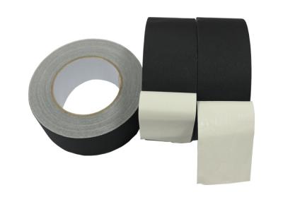 China Waterproof Residue Free Black Matte Heavy Duty Gaffers Cloth Tape for sale