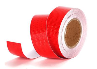 China Hazard Honeycomb Reflective Tape Safety Conspicuity Caution Warning Sticker for sale