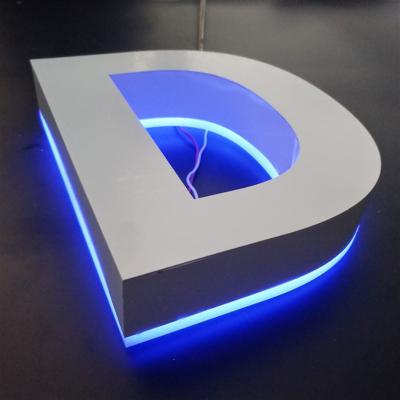 China Other Electronic Acrylic Light Logo Letter Led Sign Backlit Wall Hanging Advertising Channel 3d Led Logo for sale