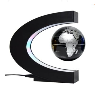 China 2021 Desktop Decoration Floating Magnetic Levitating Globe With Light Hot Selling Rotating World Map for sale