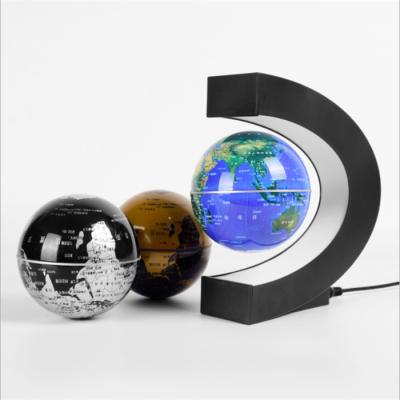 China Office / Home Decoration Wholesale C Shape Magnetic Levitation Globe Anti Floating Globe Anti Gravity Globe World Map for sale