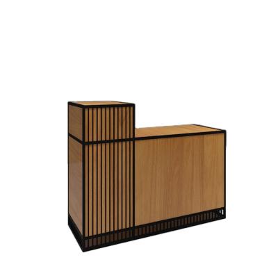 China Customized Design Office Furniture Front Reception Counter Desk Reception Desk for sale