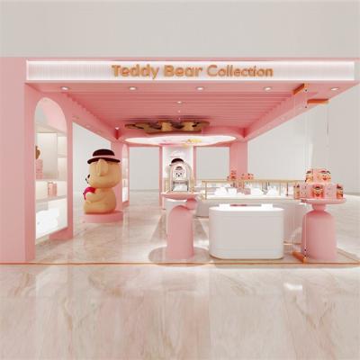 China Mobile Phone Shop 3D Rendering Design Furniture Glass Showcase For Jewelry Shop Jewelry Display Showcase for sale