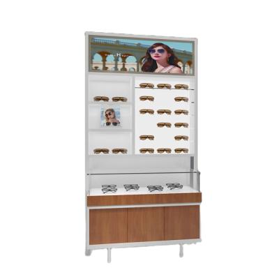 China Customized Design Wall Mounted Wooden Watch Display Cabinet With Glass for sale