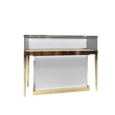 China Customized Design Customize Design High End Tempered Glass Jewelry Showcase Cabinet for sale