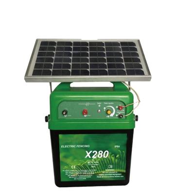 China Easily Assembled Waterproof Electric Solar Fence 0.3~1.6j Energizer With Solar Panel For Solar Power System for sale