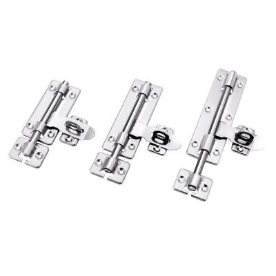 China Other cheap high quality different left and right sliding anti-theft latch door bolt door lock stainless steel hardware door bolt size for sale