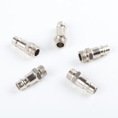 China Factory High Pressure Quick Connect Air Compressor Fittings Air Hose Quick Coupler Pneumatic Parts Plug In Plug Compressor Connector for sale