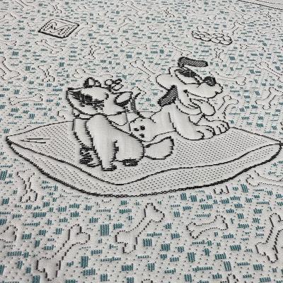 China Breathable Healthcare Breathable Polyester Knitted Jacquard Fabric Mattress Ticking Fabric for sale