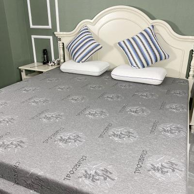 China 2022 Memory New Design Factory Directly Knitted Jacquard Mattress Fabric With Bamboo Chorcal for sale