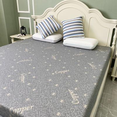 China Memory Good Selling Factory Directly Knitted Jacquard Mattress Fabric With Copper Fiber for sale