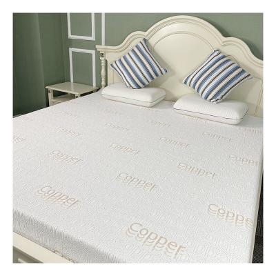 China Memory Copper Ion Fabric Knitted Jacquard Mattress Ticking Fabric For Pillow And Mattress Covers for sale