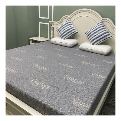 China Customizable Memory Copper Home Textile 160-600gsm Polyester Knitted Mattress Fabric for sale