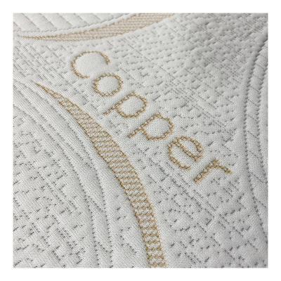 China Memory 350 Gsm Home Textile Copper Fabric Antibacterial Functional Mattress And Pillow Fabric for sale