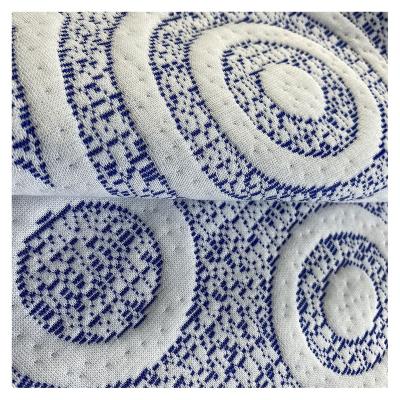 China 100% Jacquard Fabric Breathable Knitted Polyester Mattress Ticking Fabric for sale