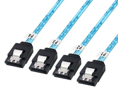 China Computer 4 SATA 7Pin to 4 SATA 7pin forHard Disk 6Gbps Data Server Raid Cable for sale