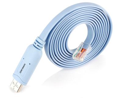 China PC Console Cable FTDI USB to Male Console RJ45 Cable for sale