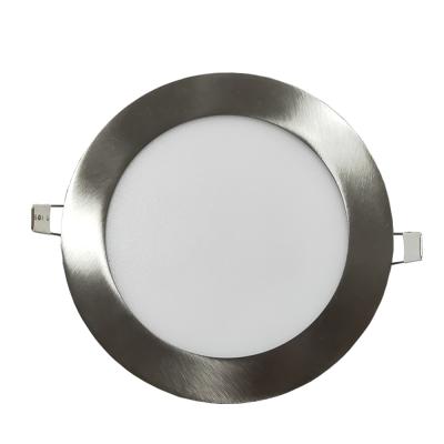 China IP44 Aluminum Interior Light Fixture Embedded 18W LED Round Panel Light for sale