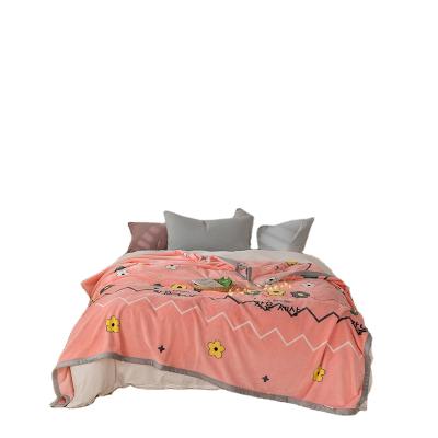 China Single And Double Person Anti Dust Mite Air Conditioning By Office Sofa Leisure Nap Blanket Blanket Multifunctional Use for sale