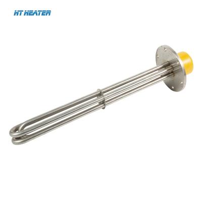 China Hotels Industrial Water Flange Tubular Volts 220 1 Inch Bap Immersion Heater Element for sale