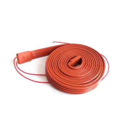 China Hotels Hongtai Flexible Silicone Rubber Heating Strip For Pipe Heating for sale