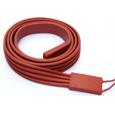 China Hotels 15/20/25 mm Width Flexible Silicone Heating Strip 240v for sale