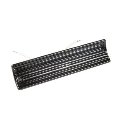 China Ceramic Thermoforming Heater Black 230v 300w Far Infrared Ceramic Heater 245 x 84 mm for sale