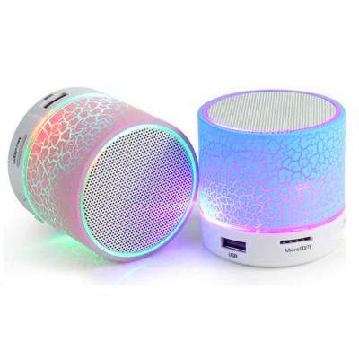 China Super Music Speakers ipx7 A9 Bass Portable Colorful Waterproof Party LED Light Colorful Wireless Noise Mini Speaker for sale