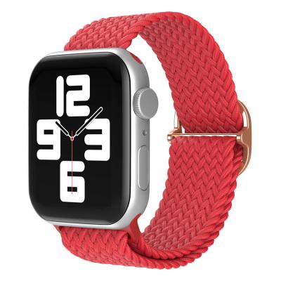 China Charming High Quality Women's SKYLET Fabric Watch Band Elastic Nylon Fashion Slap Bands For Apple iWatch for sale