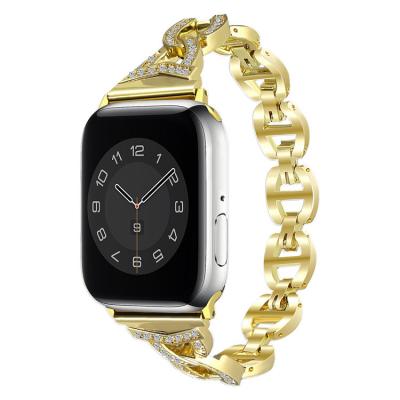 China SKYLET Stainless Steel Custom Fit Stainless Steel Smartwatch Appel Metal Watch Band Straps For Apple Iwatch for sale